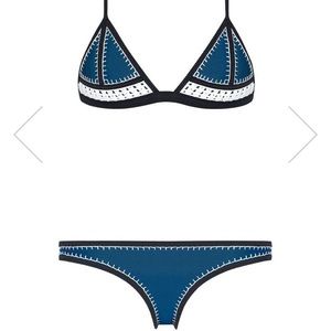 Triangl Farrah Hotel California Navy bikini set